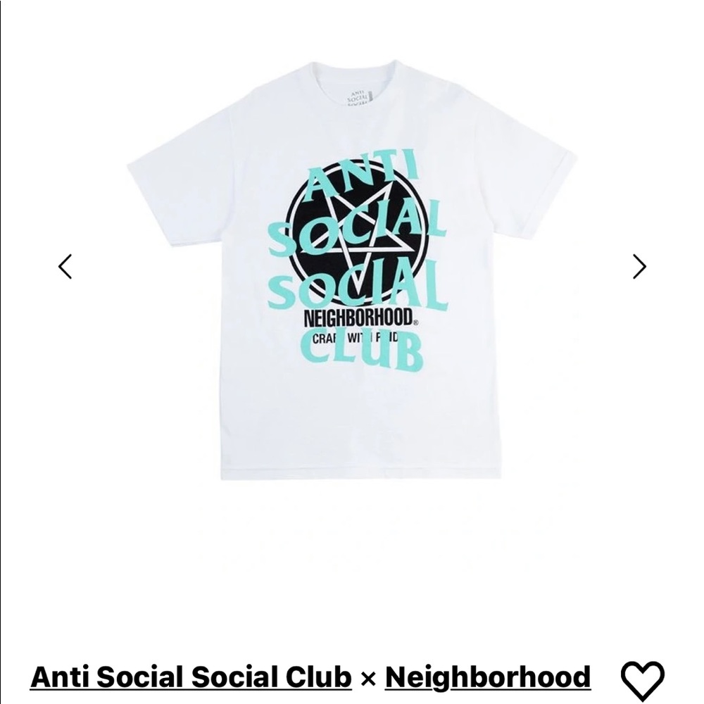 Anti Social Social Club X Neighborhood tee